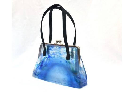 Vormgesmolten glas & onderdelen van echte handtassen